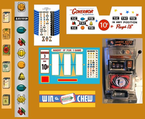 Slot machine award cards reel - machine,