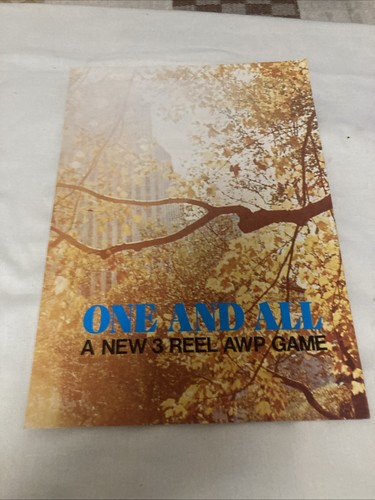 One and all - one, machine