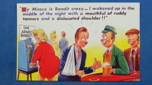 Bamforth comic postcard - comic,
