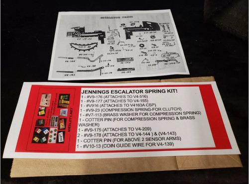 Jennings escalator spring kit - jennings,