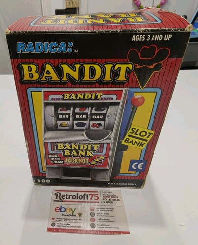 Vintage radica bandit bank - bandit, one