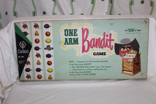 Vintage cadaco one arm bandit - cadaco,
