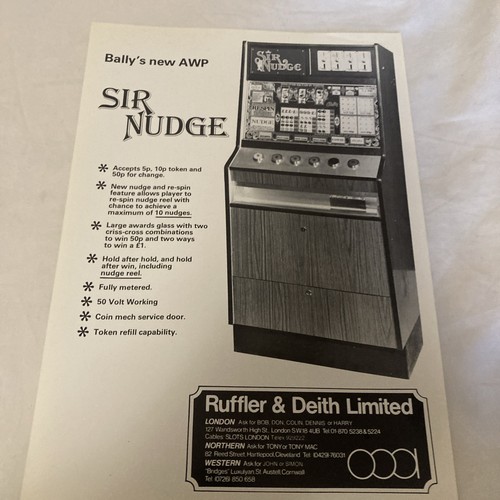 Bally sir nudge one - bally,